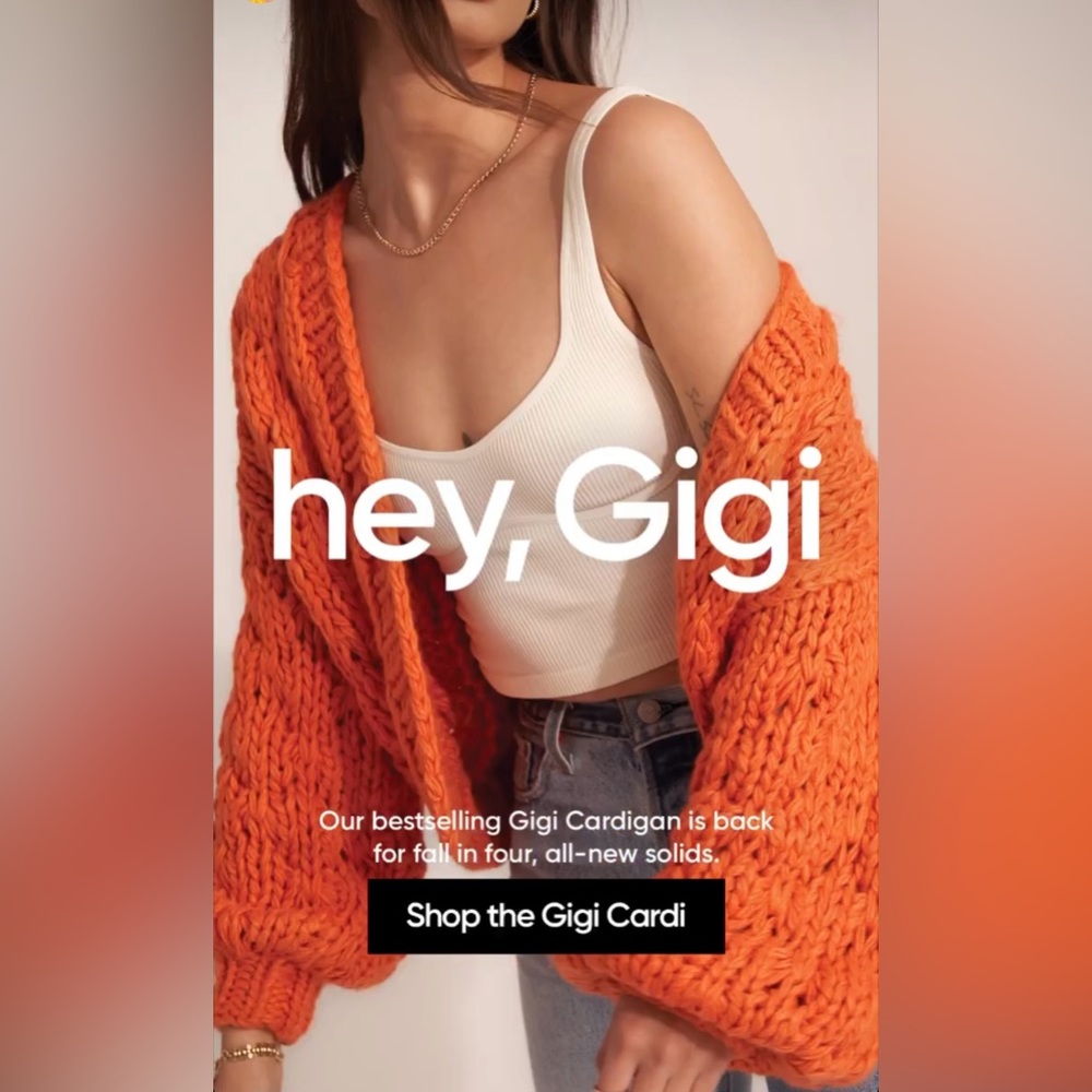 Callahan Gigi Sweater in Orange Peel